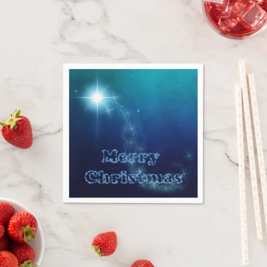 Weihnachts-Sterne von Bethlehem Serviette (Beispiel)