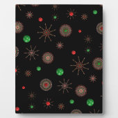 Weihnachts-Sternexplosion Fotoplatte (Vorderseite)