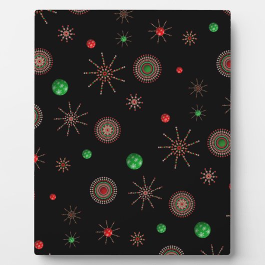 Weihnachts-Sternexplosion Fotoplatte (Vorderseite)