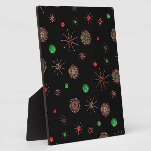 Weihnachts-Sternexplosion Fotoplatte (Seite)