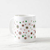 Weihnachts-Sternexplosion Kaffeetasse (Vorderseite Links)