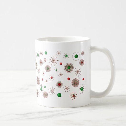 Weihnachts-Sternexplosion Kaffeetasse (Rechts)