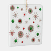 Weihnachts-Sternexplosion Keramikornament (Rechts)