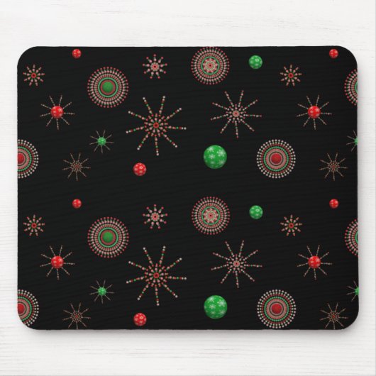 Weihnachts-Sternexplosion Mousepad (Vorne)