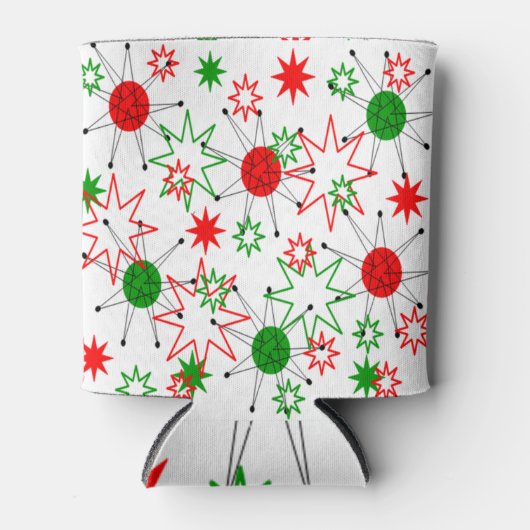 Weihnachts-Sternexplosionen Dosenkühler (Vorderseite)