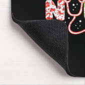 Weihnachts-Stethoscope Nurses Xmas Scrub Top Mousepad (Ecke)