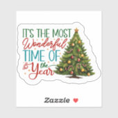 Weihnachts-Sticker Joy! Aufkleber (Blatt)