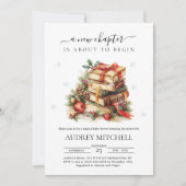 Weihnachts Storybook Buch Themed Shows Einladung (Vorderseite)