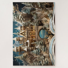 Weihnachts-Storybook Burg Pop-Up-Puzzle Puzzle