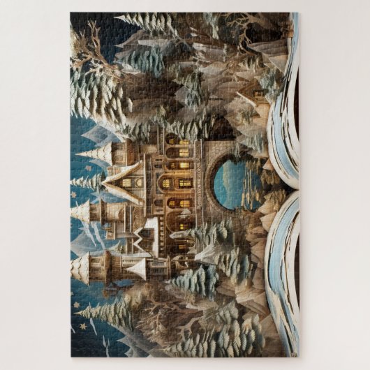 Weihnachts-Storybook Burg Pop-Up-Puzzle Puzzle (Vertikal)
