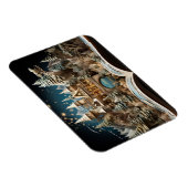 Weihnachts-Storybook Burg Pop-Up Wunderland Magnet (Rechte Seite)