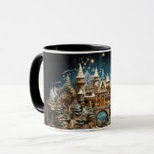 Weihnachts-Storybook Burg Pop-Up Wunderland Tasse (Vorderseite Links)
