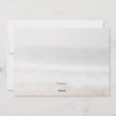 Weihnachts-Strandkarte Feiertagskarte (Rückseite)