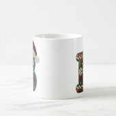 Weihnachts-Strickpullover Buchstabe B Weihnachtsma Kaffeetasse (Mittel)