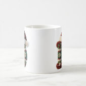 Weihnachts-Strickpullover Buchstabe D Weihnachtsma Kaffeetasse (Mittel)