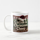 Weihnachts-Strickpullover Kaffee & Weihnachtsmann- Kaffeetasse (Links)