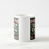 Weihnachts-Strickpullover Kaffee & Weihnachtsmannm Kaffeetasse (Mittel)