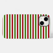 Weihnachts-Strips-Handy-Fall Case-Mate iPhone Hülle (Rückseite (Horizontal))