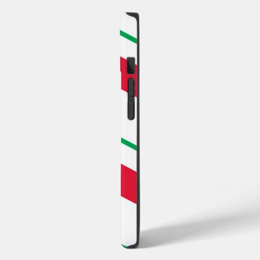 Weihnachts-Strips-Handy-Fall Case-Mate iPhone Hülle (Rückseite / Links)