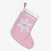 Weihnachts-Strumpf-Baby's First Christmas Kleiner Weihnachtsstrumpf (Vorderansicht (hängend))