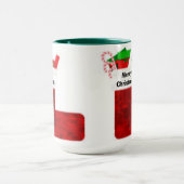 Weihnachts-Strumpf Combo-Cup Tasse (Zentrum)