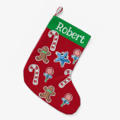 Weihnachts-Strumpf des Kindes Kleiner Weihnachtsstrumpf (Vorderansicht (hängend))