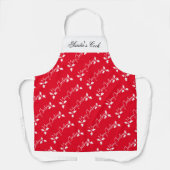 Weihnachts-Strumpf des Weihnachtsmanns Rot Schürze (Vorderseite)