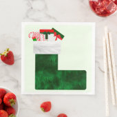 Weihnachts-Strumpf-Dinner Napkins Serviette (Beispiel)