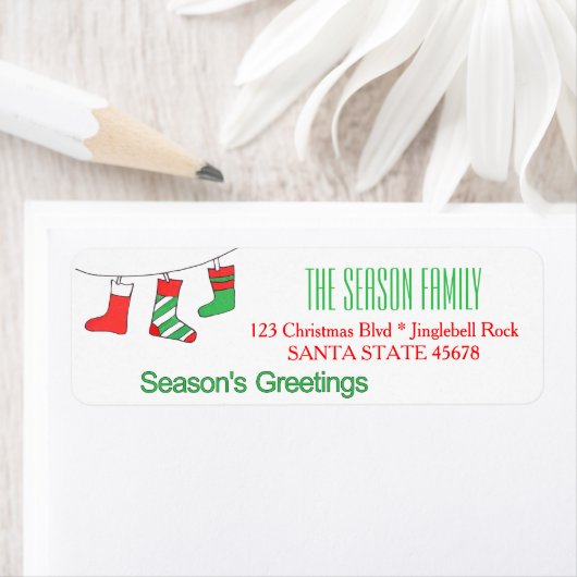 Weihnachts-Strumpf - Feierlichkeiten der Jahreszei (Insitu)