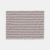 Weihnachts-Strumpf Fleecedecke (Vorderseite (Horizontal))