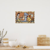 Weihnachts-Strumpf für Sie Poster (Küche)