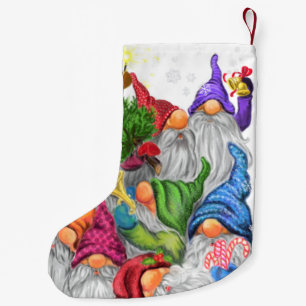 Weihnachts-Strumpf Geschenk Gnomes Cartoon Kleiner Weihnachtsstrumpf