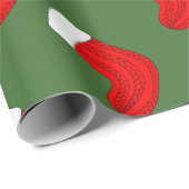 Weihnachts-Strumpf Geschenkpapier (Rolleneckpunkt)