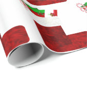 Weihnachts-Strumpf Geschenkpapier (Rolleneckpunkt)