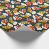 Weihnachts-Strumpf Gloves Weihnachtsfeiertag Geschenkpapier (Ecke)