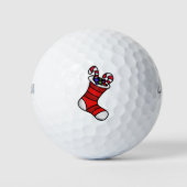 Weihnachts-Strumpf Golfball (Vorderseite)