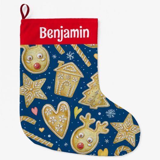 Weihnachts-Strumpf Großer Weihnachtsstrumpf (Vorderseite)