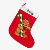 Weihnachts-Strumpf Großer Weihnachtsstrumpf (Vorderansicht (hängend))