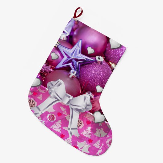 Weihnachts-Strumpf Großer Weihnachtsstrumpf (Vorderansicht (hängend))