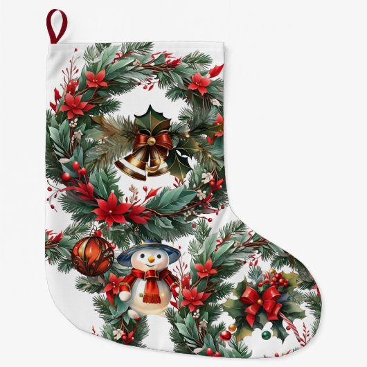 Weihnachts-Strumpf Großer Weihnachtsstrumpf (Vorderseite)