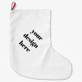 Weihnachts-Strumpf Großer Weihnachtsstrumpf (Vorderseite)