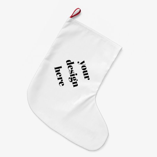 Weihnachts-Strumpf Großer Weihnachtsstrumpf (Vorderansicht (hängend))