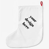 Weihnachts-Strumpf Großer Weihnachtsstrumpf (Rückseite)