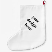 Weihnachts-Strumpf Großer Weihnachtsstrumpf (Rückseite)