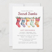 Weihnachts-Strumpf Ich heiße Weihnachten Party Einladung (Vorderseite)