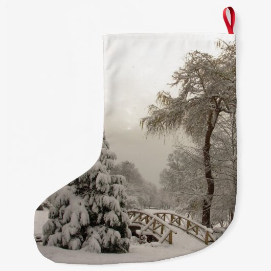 Weihnachts-Strumpf im Winter Personalisiert Strump Großer Weihnachtsstrumpf (Rückseite)