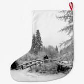 Weihnachts-Strumpf im Winter Personalisiert Strump Großer Weihnachtsstrumpf (Rückseite)