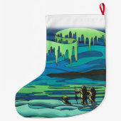 Weihnachts-Strumpf im Winter Personalisiert Strump Großer Weihnachtsstrumpf (Rückseite)