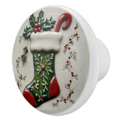 Weihnachts-Strumpf Keramikknauf (Rechts)