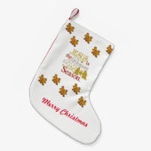 Weihnachts-Strumpf Kleiner Weihnachtsstrumpf (Vorderansicht (hängend))